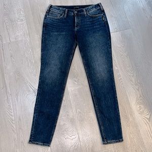 Women’s Silver Skinny Suki Jeans